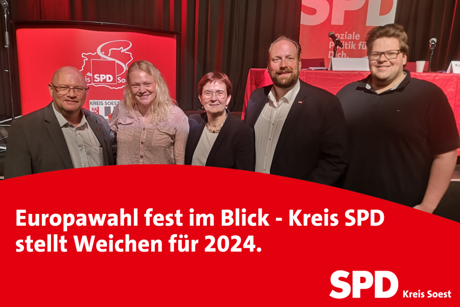 Europawahl fest im Blick Kreis SPD stellt Weichen für 2024 › SPD Geseke